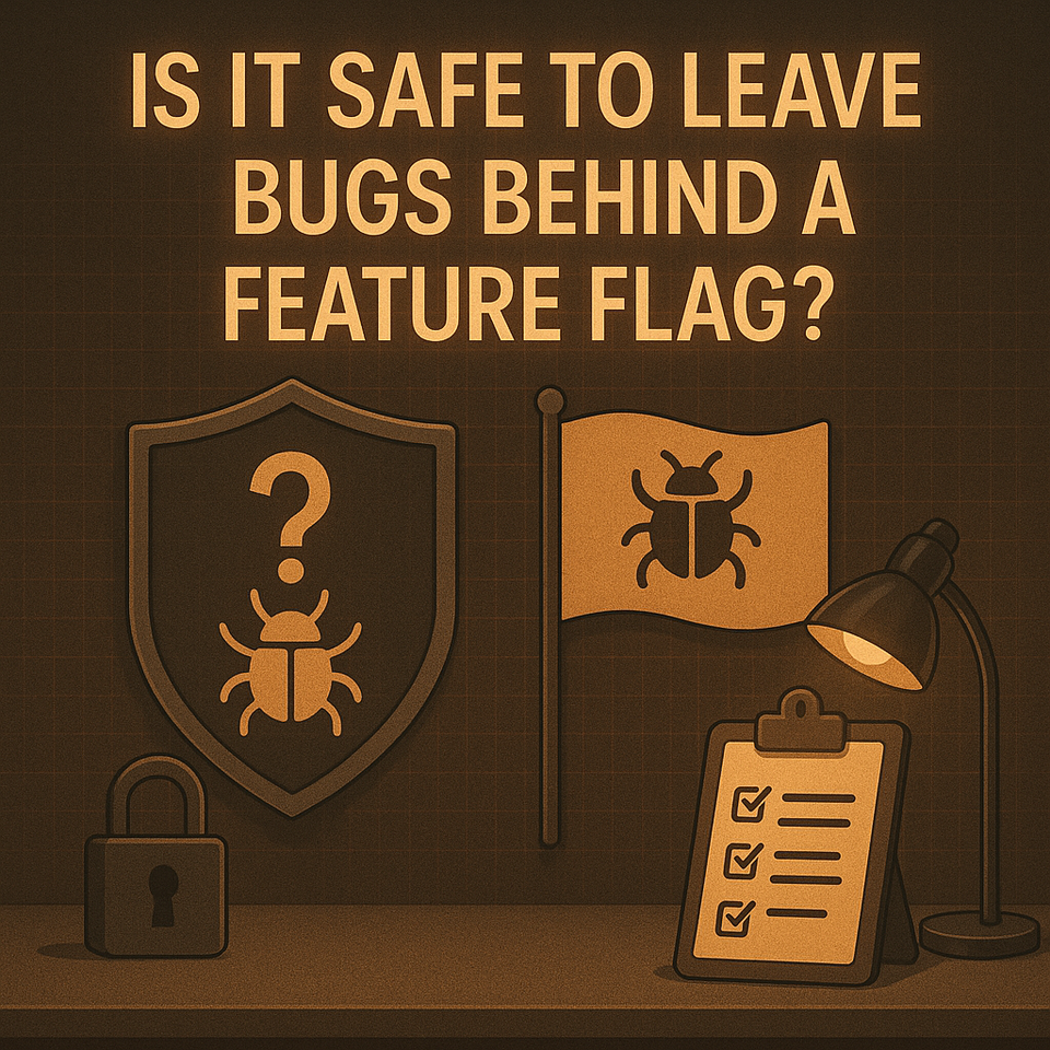 Is It Safe to Leave Bugs Behind a Feature Flag?